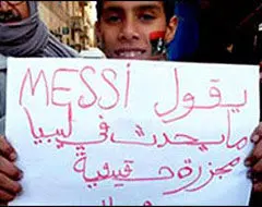 درخواست یک نوجوان لیبیایی از لیونل مسی+عکس