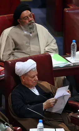 عکس> هاشمی در جلسه دیروز خبرگان رهبری
