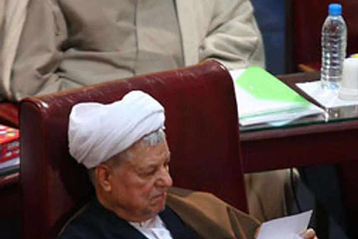عکس> هاشمی در جلسه دیروز خبرگان رهبری