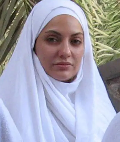 عکس> مهناز افشار  و نواب صفوی در لباس احرام