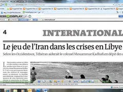 لوموند ادعا مي كند؛ ایران به قذافی کمک نظامی می کند!