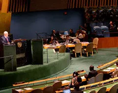 عضویت در سازمان ملل، تنها راه حل بدون خشونت برای فلسطین