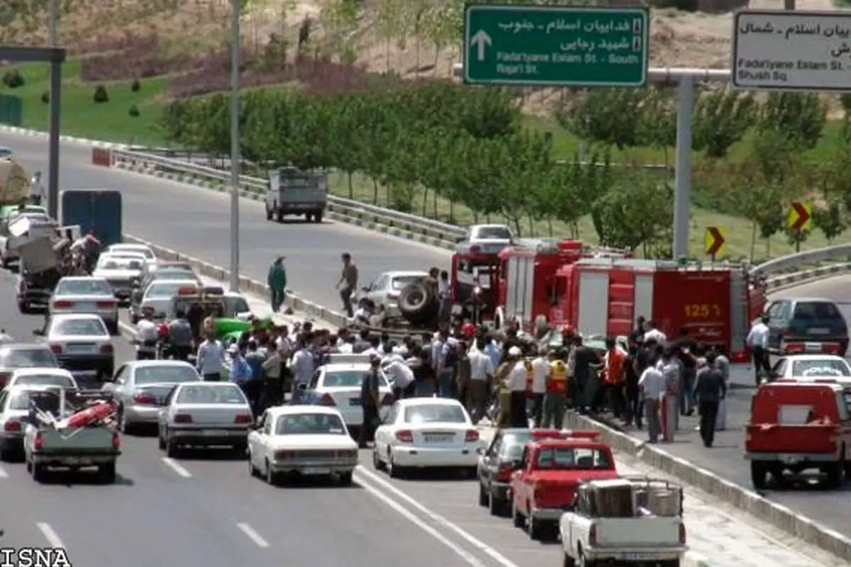 جزئيات تصادف مرگبار در اتوبان آزادگان+ عکس