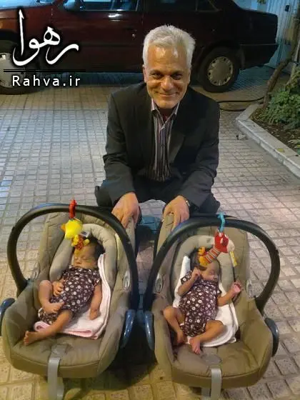 عکس>سردار طلایی صاحب نوه دوقلو شد