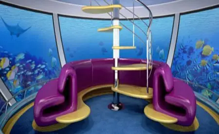 عکس>قطري ها هتل زيردريايي مجلل مي سازند