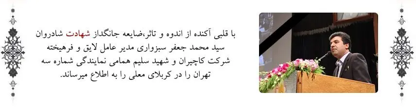 مدیرعامل «کاچیران» به شهادت رسید+عکس