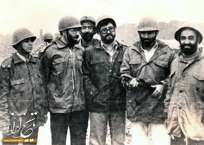 عکس دیده نشده خاتمی در جبهه