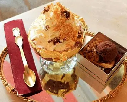 عکس> دسر ۴۴میلیون تومانی