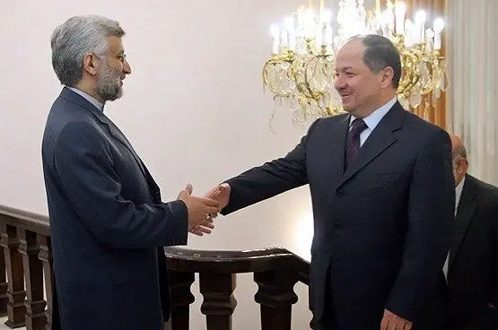 عکس>دیدار مسعود بارزانی و سعید جلیلی