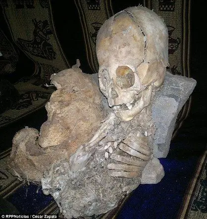 عکس/ کشف جمجمه نیم‌متری