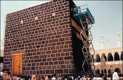 عکس> پرده خانه خدا تعویض شد