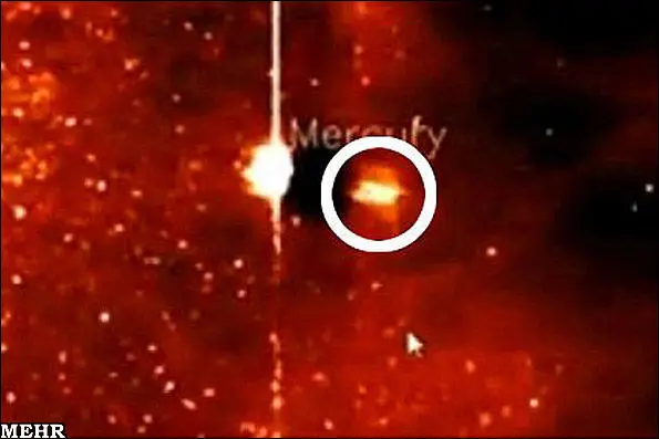 پرواز بیگانگان فضایی در نزدیکی عطارد+ عکس