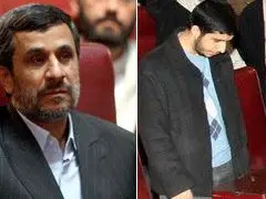 تصاویر/احمدی‌نژاد پدر و احمدی‌نژاد پسر در یک همایش