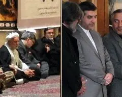 عکس/ درگوشی با مشایی و جوانفکر