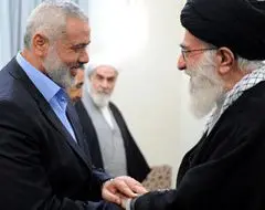 دیدار اسماعیل هنیه با مقام معظم رهبری