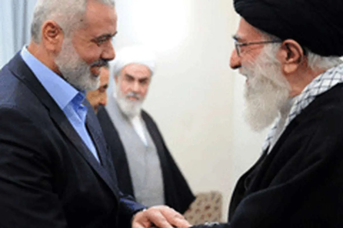 دیدار اسماعیل هنیه با مقام معظم رهبری