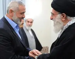 دیدار اسماعیل هنیه با مقام معظم رهبری