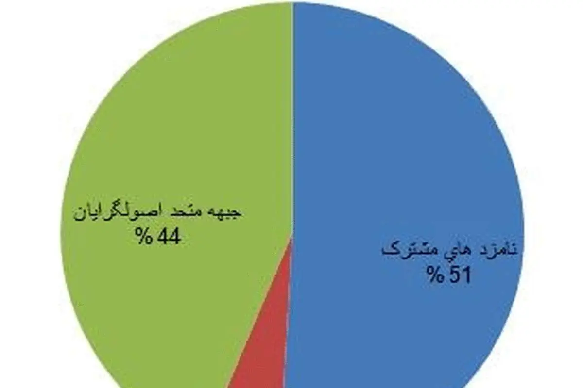 پیروزی جبهه متحد اصولگرایان بر جبهه پایداری در۲۷استان + جدول و نمودار مقایسهای