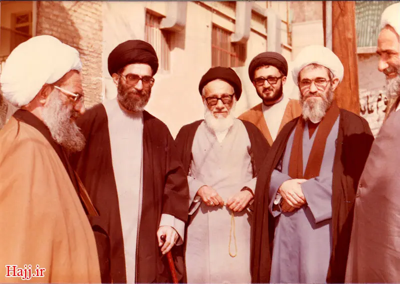 عکس/ رهبر انقلاب در کنار آیت‌الله خاتمی، توسلی و مشکینی