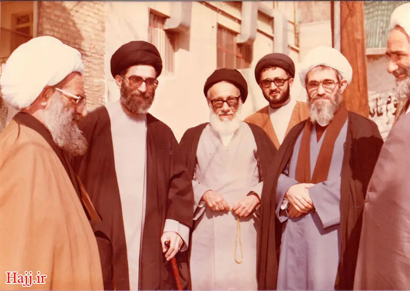 عکس/ رهبر انقلاب در کنار آیت‌الله خاتمی، توسلی و مشکینی