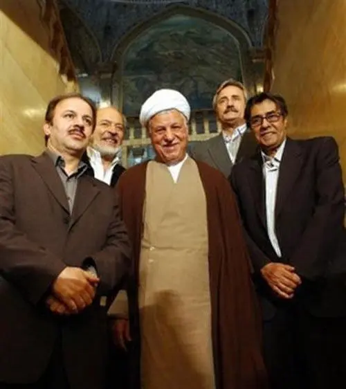 هاشمی رفسنجانی و ایرج قادری+ (عکس)