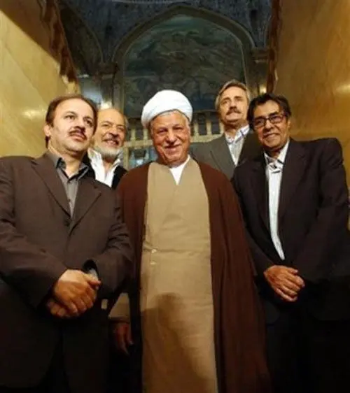 هاشمی رفسنجانی و ایرج قادری+ (عکس)