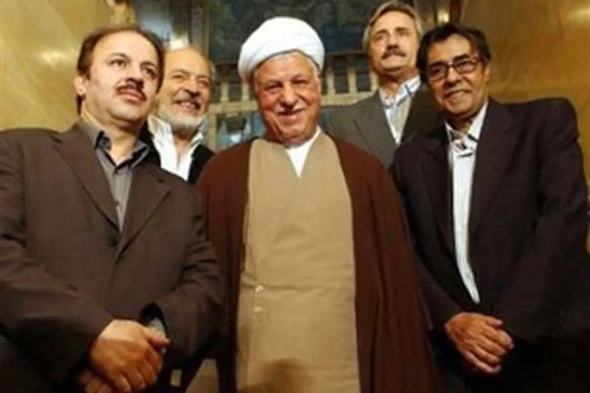 هاشمی رفسنجانی و ایرج قادری+ (عکس)