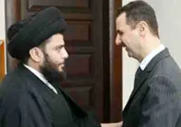 اسد نشان حكومتي سوريه را به مقتدي صدر اعطا كرد