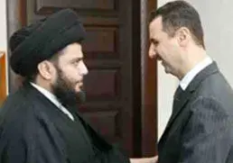 اسد نشان حكومتي سوريه را به مقتدي صدر اعطا كرد