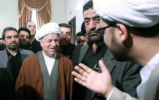 عزاداری فاطمیه در حضور هاشمی