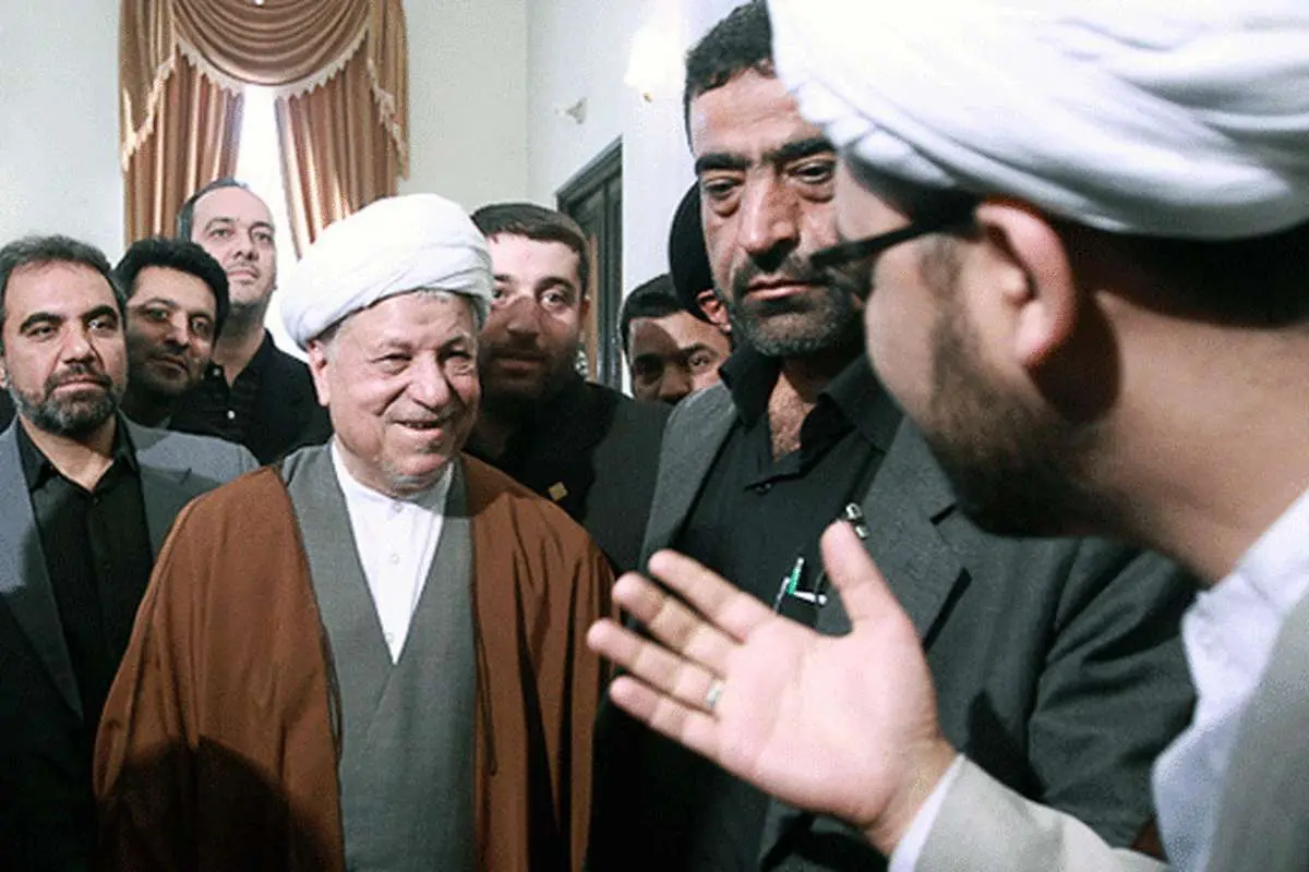 عزاداری فاطمیه در حضور هاشمی