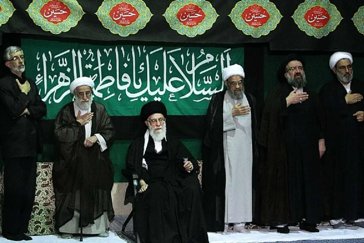 سومین شب عزاداری فاطمیه در حسینیه امام(ره)