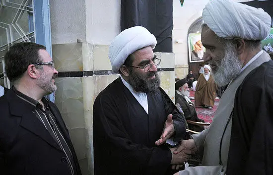 تصاویر؛ از سیدعلی خمینی تا لاریجانی در سالگرد آیت‌الله فاضل لنکرانی