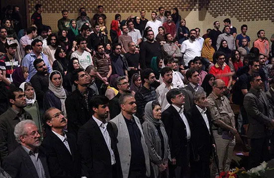 (تصاویر)‌ هیجان‌ سمندریان در مراسم بزرگداشت خود
