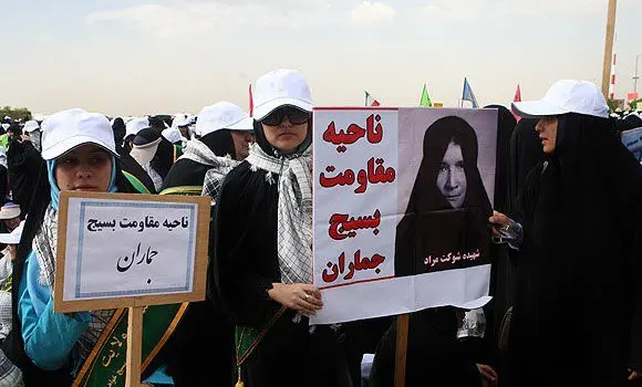 (تصاویر) کوهنوردی خواهران بسیجی