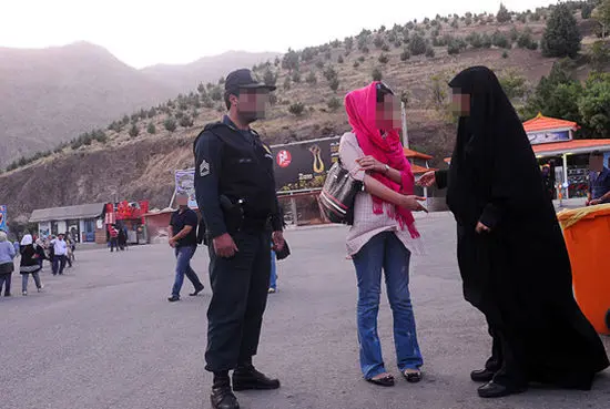 (تصاویر) برخورد با بدحجابی در مناطق کوهستانی