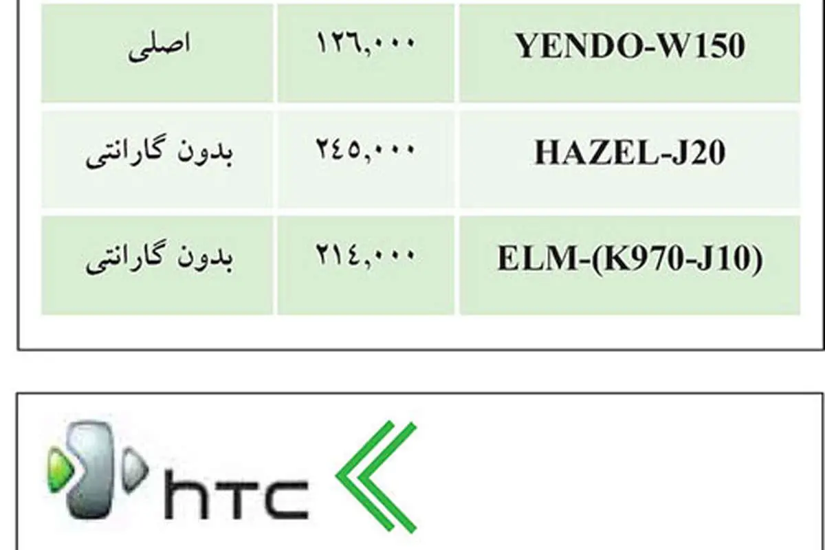 قيمت گوشي