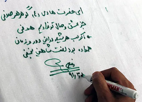 (تصاویر) طومار انزجار از شاهین نجفی