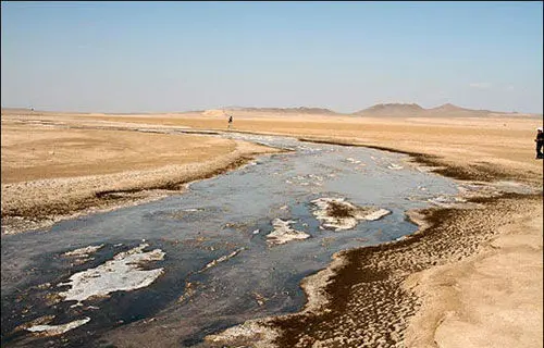 شناسایی یک رودخانه در کویر لوت+(عکس)