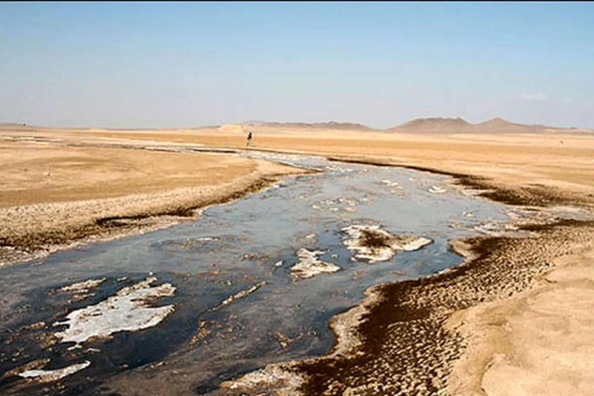 شناسایی یک رودخانه در کویر لوت+(عکس)