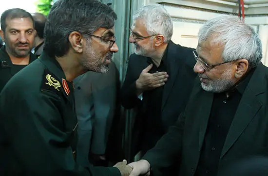 (تصاویر) از رحیم صفوی تا قاضی سراج در بزرگداشت سردار قدیریان