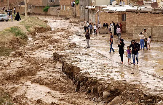 (تصاویر) آب تبریز را فرا گرفت
