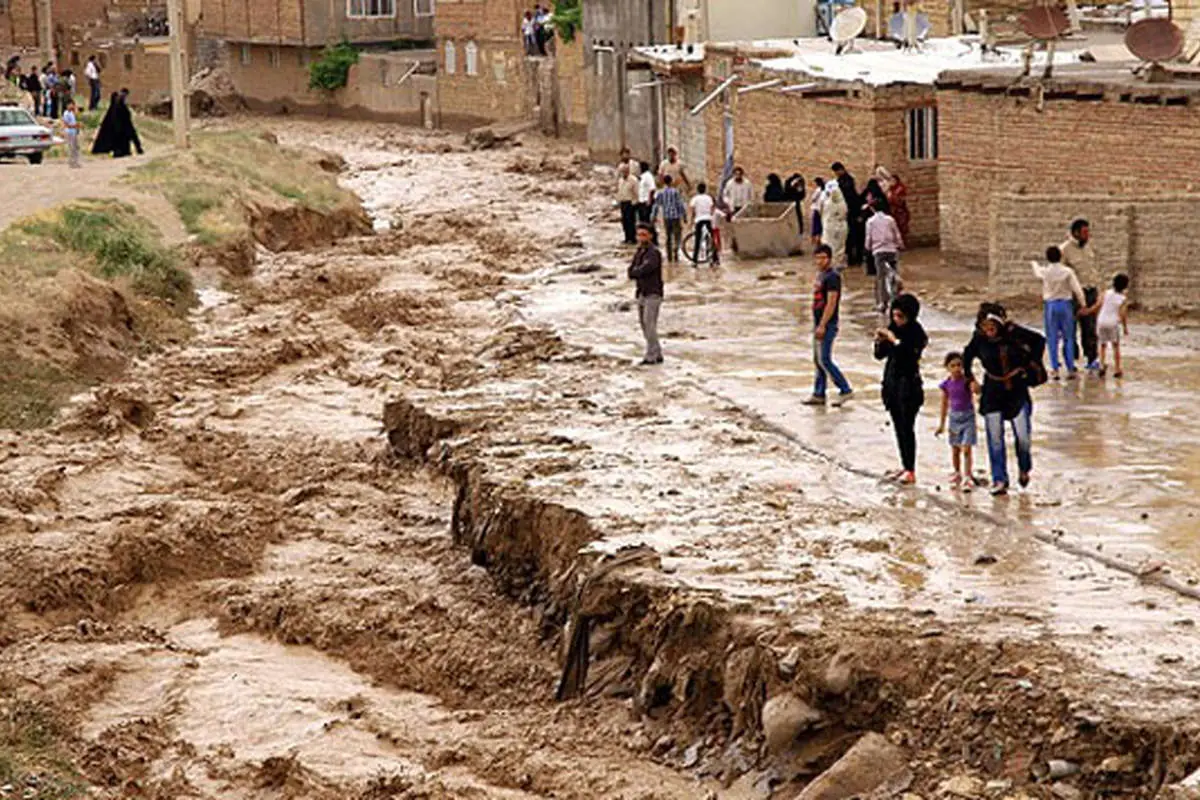 (تصاویر) آب تبریز را فرا گرفت