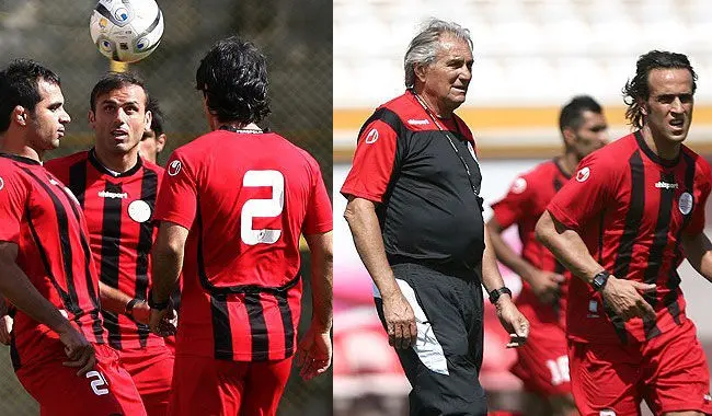 (تصاویر)تمرین پرسپولیس با حضور مانوئل خوزه
