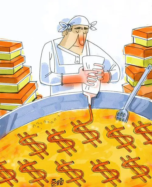 (کاریکاتور) گرانی شیرینی!