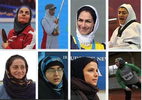 (عکس) بانوان ایران در المپیک لندن