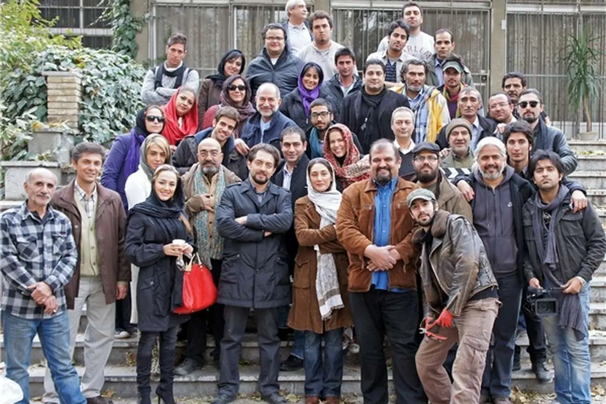 (تصاویر) مدیری با مهناز افشار و رادان همبازی شد
