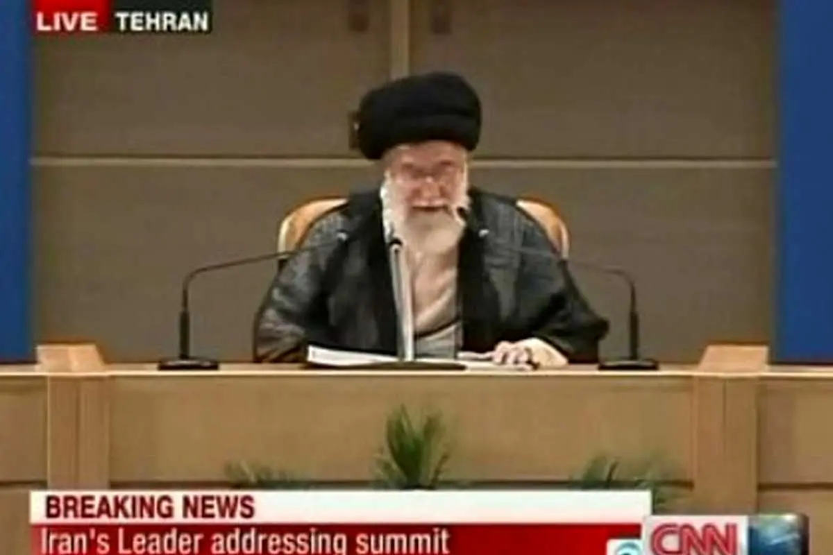 پخش زنده بیانات رهبری در CNN
