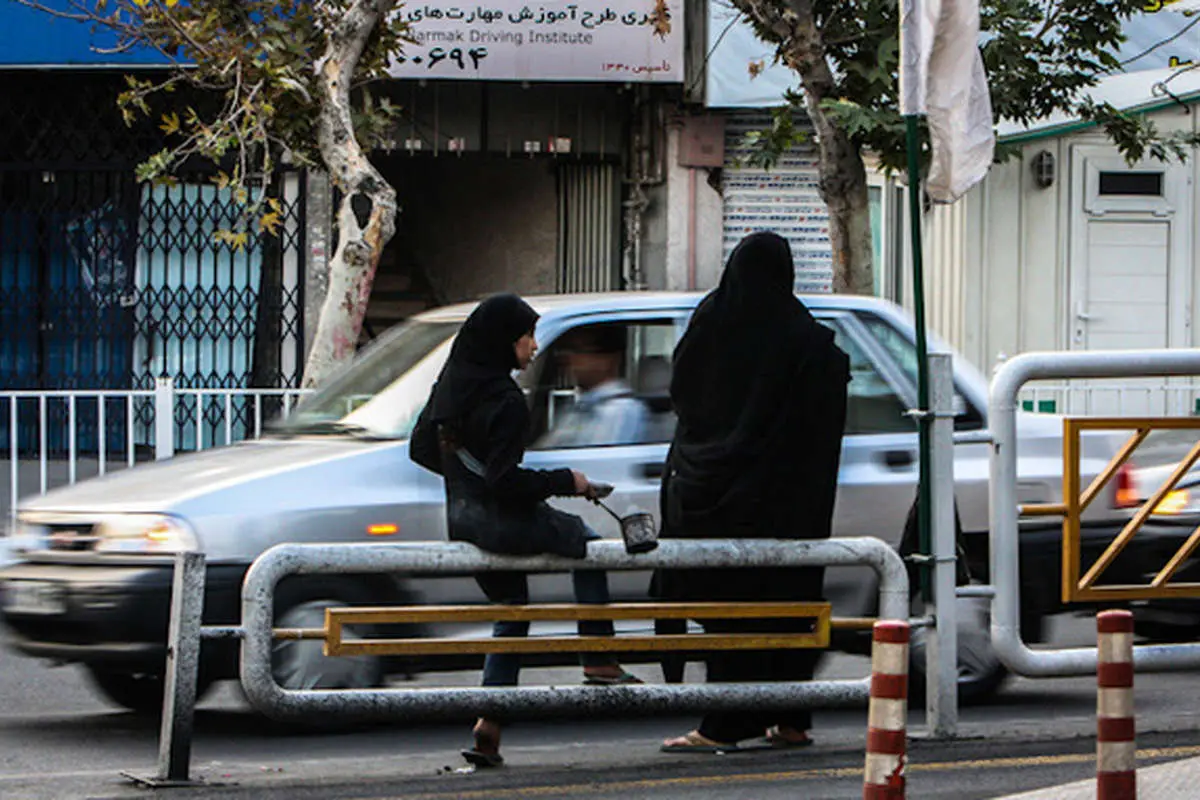 (تصاویر) زنان متکدی در تهران