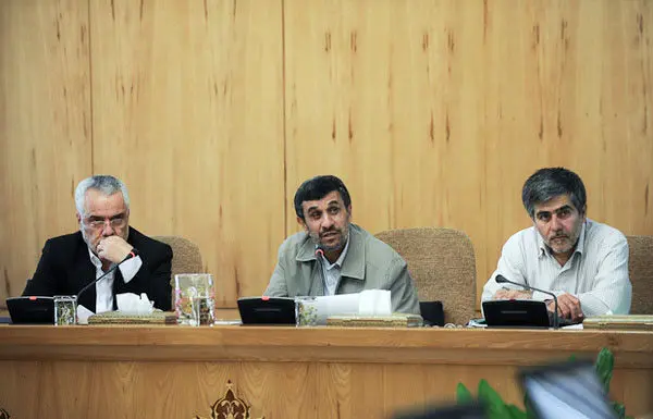 (تصاویر) جلسه هیات دولت با حضور مشایی